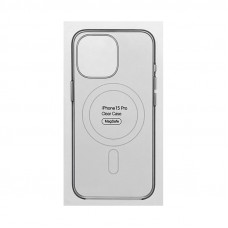 Чехол пластик iPhone 15 Pro Magsafe прозрачный IC