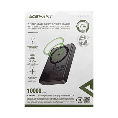 Внешний аккумулятор ACEFAST 10000 PD-20W M36 Magsafe серый оптом по низким ценам!
