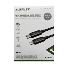 Кабель Type-C на Lightning ACEFAST С23-01 30W 1,2m черный