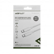 Кабель Type-C на Type-C ACEFAST C18-03 60W 1,2m белый