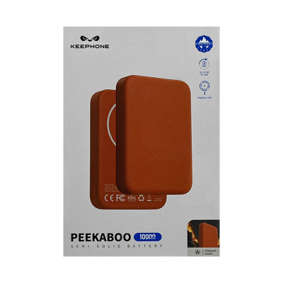 Внешний аккумулятор KEEPHONE PEEKABOO 10000 оранжевый оптом по низким ценам!