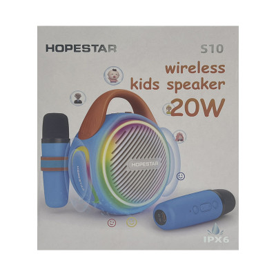 Колонка блютуз HOPESTAR S10 синий оптом по низким ценам!