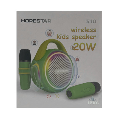 Колонка блютуз HOPESTAR S10 зеленый оптом по низким ценам!