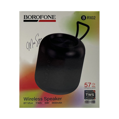 Колонка блютуз Borofone BR102 черный оптом по низким ценам!
