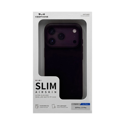 Чехол накладка iPhone 17 Pro /18 Pro KEEPHONE AIRSKIN бордо оптом по низким ценам!