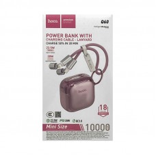 Внешний аккумулятор Hoco 10000 Q60 розовый PD22,5W QC3.0