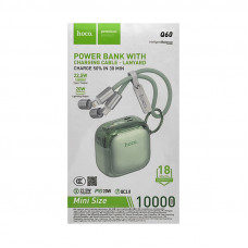 Внешний аккумулятор Hoco 10000 Q60 бирюзовый PD22,5W QC3.0