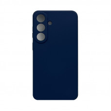 Чехол накладка Silicone Case Samsung S26FE темно-синий