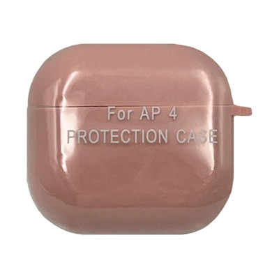 Чехол Silicone Case AirPods 4 с карабином розовый оптом по низким ценам!