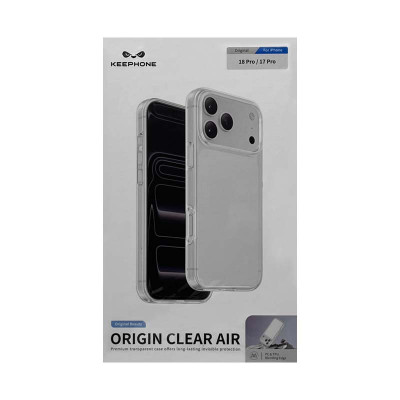 Чехол накладка iPhone 17 Pro /18 Pro KEEPHONE ORIGIN CLEAR AIR оптом по низким ценам!
