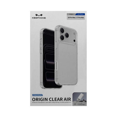 Чехол накладка iPhone 17 Pro Max/18 Pro Max KEEPHONE ORIGIN CLEAR AIR оптом по низким ценам!