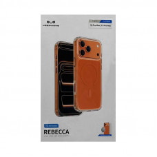 Чехол накладка iPhone 17 Pro Max/18 Pro Max KEEPHONE REBECCA оранжевый