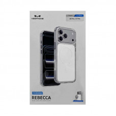 Чехол накладка iPhone 17 Pro /18 Pro KEEPHONE REBECCA белый