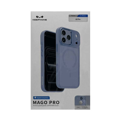 Чехол накладка iPhone 17 Pro KEEPHONE MAGO PRO голубой оптом по низким ценам!