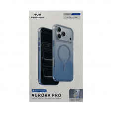 Чехол накладка iPhone 17 Pro KEEPHONE AURORA PRO голубой