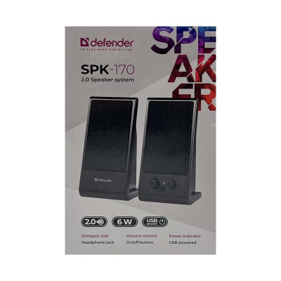 Колонка для компьютера Defender SPK-170 черный оптом по низким ценам!