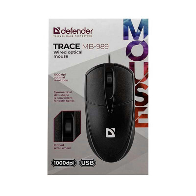 Мышь проводная Defender TRACE MB-989 оптом по низким ценам!