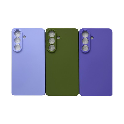 Чехол накладка Samsung S26 Plus матовый с бархатом внутри цветные оптом по низким ценам!
