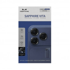 Защитное стекло на камеру KEEPHONE SAPPHIRE VITA iPhone 18 Pro Max голубой