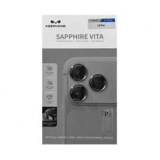 Защитное стекло на камеру KEEPHONE SAPPHIRE VITA iPhone 18 Pro серый