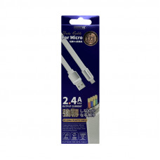 Кабель Micro Remax RC-154m 2.4a 1m белый