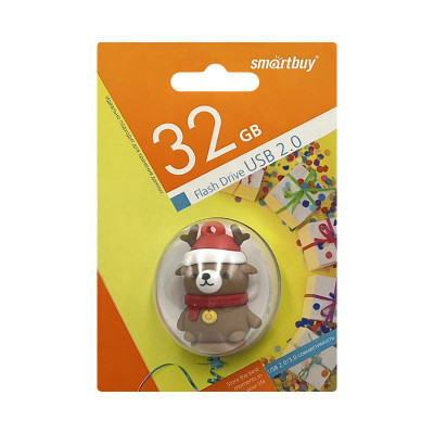 USB 32GB Smartbuy Медведь Карибу оптом по низким ценам!