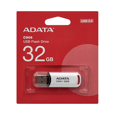 USB 32GB Adata C906 белый оптом по низким ценам!