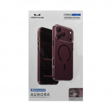 Чехол накладка iPhone 17 Pro Max/ 18 Pro Max KEEPHONE AURORA бордовый