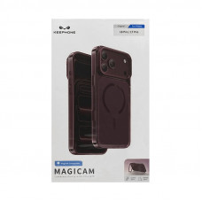 Чехол накладка iPhone 17 Pro /18 Pro KEEPHONE MAGICAM бордовый