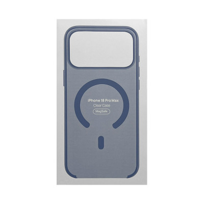 Чехол пластик iPhone 17 Pro Max/18 Pro Max Magsafe голубой IC оптом по низким ценам!