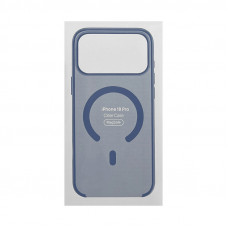 Чехол пластик iPhone 17 Pro/18 Pro Magsafe голубой IC