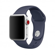 Браслет силикон Apple Watch 38-40mm темно-синий