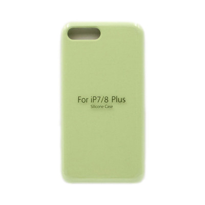 Чехол накладка Silicone Case (без лого) iPhone 7/8 Plus фисташковый оптом по низким ценам!
