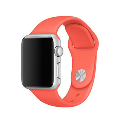 Браслет силикон Apple Watch 38-40mm оранжевый оптом по низким ценам!