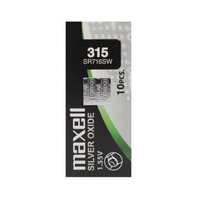 Батарейки Maxell часовые 315 10Box (цена за 10 шт) оптом по низким ценам!