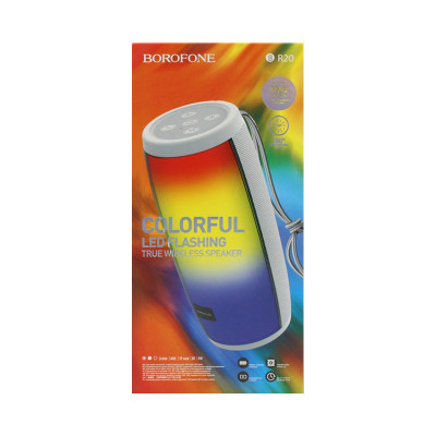 Колонка блютуз Borofone BR20 белый оптом по низким ценам!