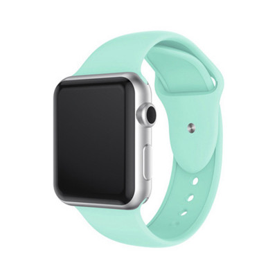Браслет силикон Apple Watch 42-44mm ментол оптом по низким ценам!