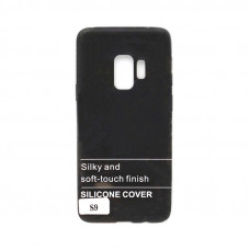 Чехол накладка Silicone Case Samsung S9 черный