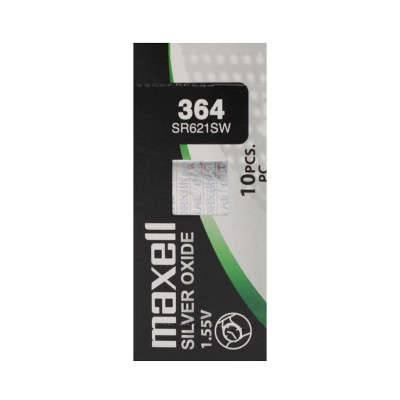 Батарейки Maxell часовые 364 10Box (цена за 10 шт) оптом по низким ценам!
