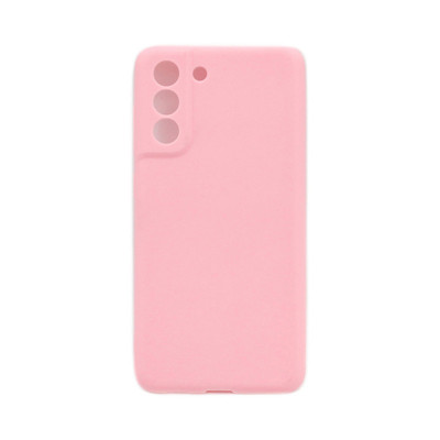 Чехол накладка матовый плотный Samsung S21 FE розовый оптом по низким ценам!