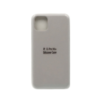 Чехол накладка Silicone Case (без лого) iPhone 11 Pro Max серый оптом по низким ценам!