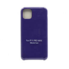 Чехол накладка Silicone Case (без лого) iPhone 11 Pro Max фиолетовый