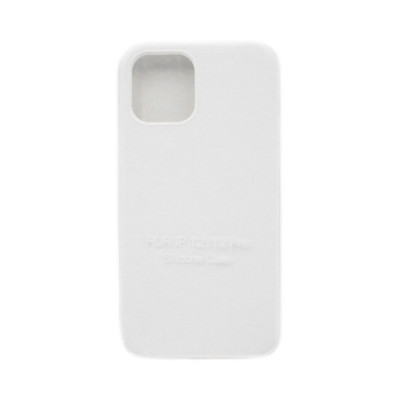 Чехол накладка Silicone Case (без лого) iPhone 12 6,1" белый оптом по низким ценам!