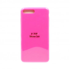 Чехол накладка Silicone Case (без лого) iPhone 7/8 Plus фуксия
