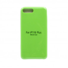 Чехол накладка Silicone Case (без лого) iPhone 7/8 Plus ярко-зеленый