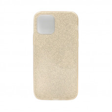 Чехол накладка Блеск iPhone 12 6.1" золотой