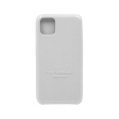 Чехол накладка Silicone Case (без лого) iPhone 11 Pro Max белый оптом по низким ценам!