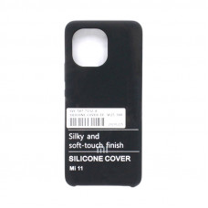 Чехол накладка Silicone Case Xiaomi Mi11 черный