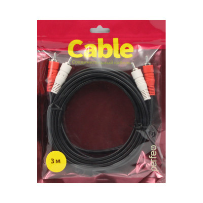Кабель 2RCA на 2RCA Perfeo R3004 3m оптом по низким ценам!