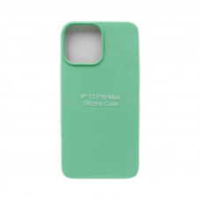 Чехол накладка Silicone Case (без лого) iPhone 13 Pro Max мятный